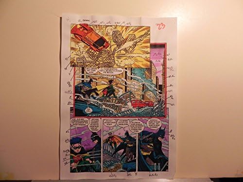 Batman Shadow Box Part 1 Guia de cores assinada por Adrienne Roy com C.O.A PG 17