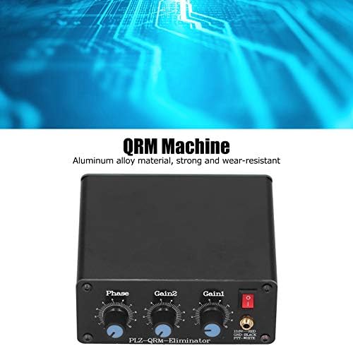 QRM eliminador caixa 3p liga de alumínio xphase Cancelador de sinal ajustável com mostrador e botão 130 MHz construído em controle