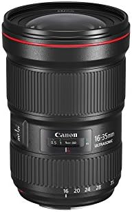 Canon EF 16–35mm f/2.8L III Lente USM com lente polarizador circular