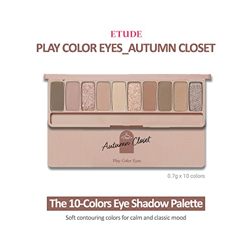 Etude Play Play Color Eye Shadow Armário de outono 0,03 oz x 10 cores