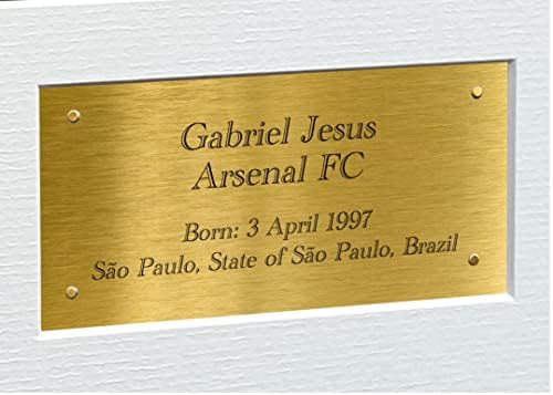 2022/23 Gabriel Jesus Arsenal Triplo autografado assinado