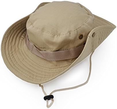 Chapéu de proteção ao ar livre, larga largo, clássico de combate ao exército da selva de arbustos do exército para caçar