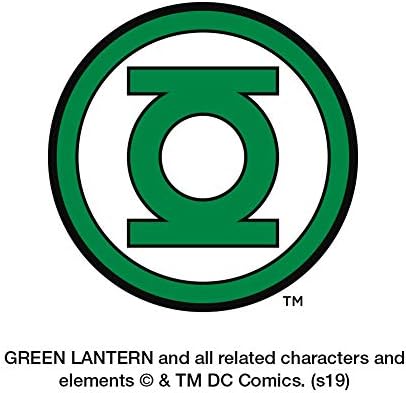 Lanterna verde Lanterna verde Icones logotipo Aço inoxidável 5 onças Drink Falmo de rim