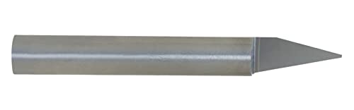 LMT ONSRUD 37-31 Ferramenta de gravura de carboneto sólido, acabamento não revestido, 1 flauta, diâmetro da ponta de 0,060 , 30 graus,
