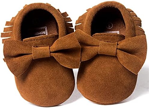 Livebox Infant Baby Girls and Boys Premium Sof Sole Mocassins Tassels Pré-Limpa Anti-Lips Sapatos para Toddler