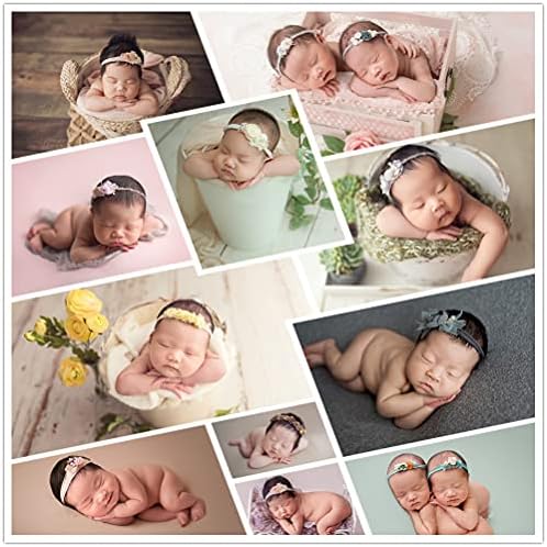 Zeroest Baby Photography adereços de cabeceira de menina de menina de menina para a cabeça Acessórios para folhas de fotos