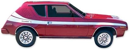 1977 AMC American Motors Gremlin X Decals & Stripes Kit - Berry
