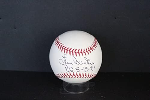 Len Baker assinou Baseball Autograph Auto PSA/DNA AK23541 - Bolalls autografados