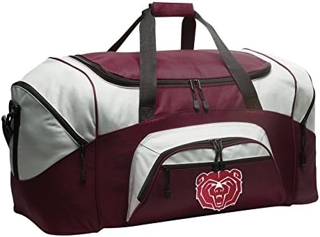 Large Missouri State Bears Gym Bag Deluxe Missouri State University Duffle Bag
