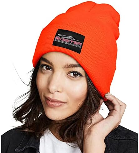 Pupkitten Stay Warlled Beanies Hat Hat Unisex Skeeter-Chrome-Logo-Black-Trendy Winter Hats Soft Sports Knit Cap