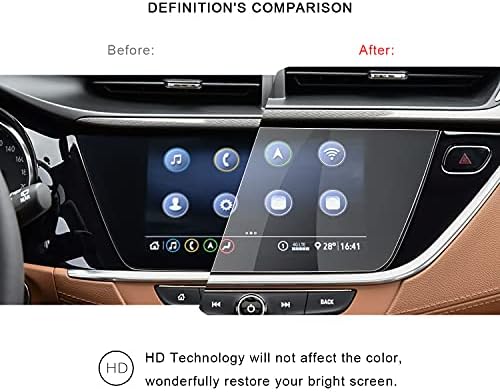 R Ruiya Protetor de tela de navegação de carros para 2020 2021 Buick Encore GX HD Clear Temperado Vidro Carro