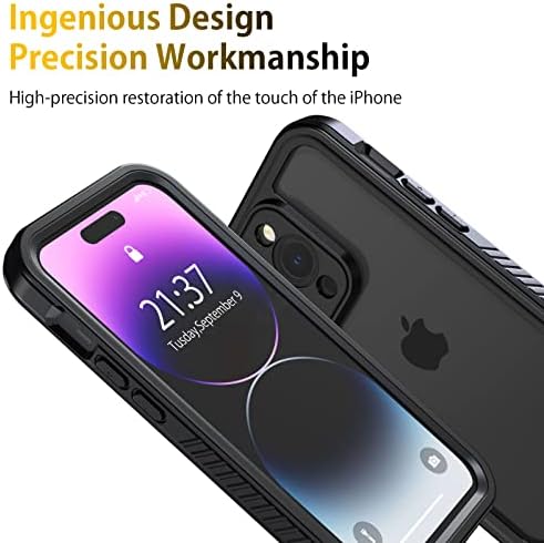 iPhone 14 Pro Case Case à prova d'água, anti-arranhão, à prova de choque, à prova de poeira, anti-manchas, capa de telefone