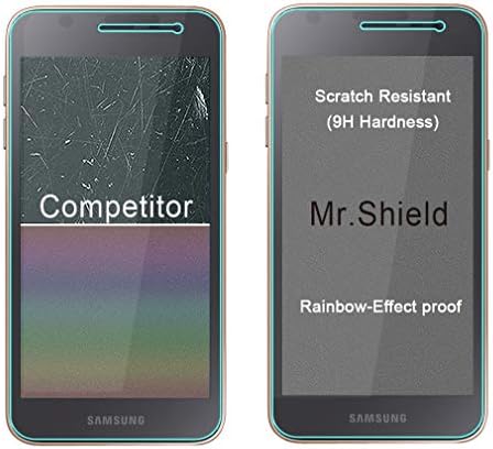 Mr.Shield [3-Pack] projetado para Samsung [Protetor de tela de vidro temperado] [Japan Glass com dureza 9H] com substituição ao