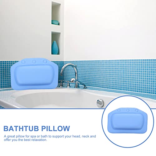 Fomiyes Bathtub Bathtub Bathtub e Spa travesseiros de banho confortáveis ​​travesseiros de banho suportam o pescoço e ombros em casa