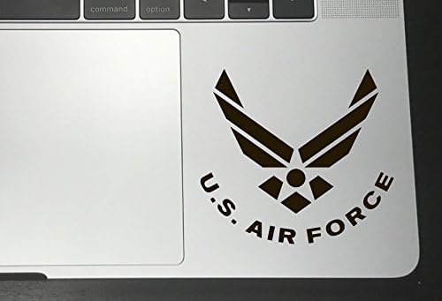 Decalques de adesivos de vinil da Força Aérea dos EUA para o Lapto do Lapto do Lapto do CARRO DE CARRO