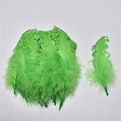 Zamihalaa 20-100pcs/lote penas de ganso encaracoladas 13-18 cm DIY penas para bordas Halloween Casamento de Natal Chapé