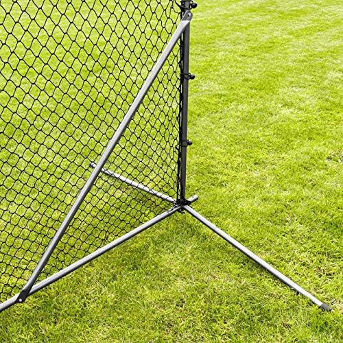 Parada independente que Ball ™ - Ball Stop Net & Posts [10 pés de altura] | Sistema de rede e postagem para parar as bolas
