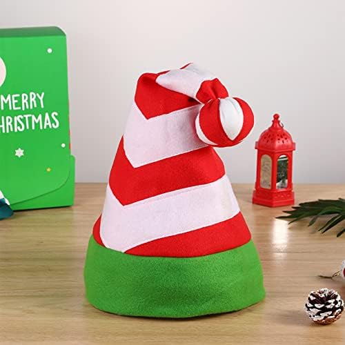 Peças chapéu de natal chapéu de santa chapéu de férias de natal para adultos Papai Noel Hats suprimentos para festas de
