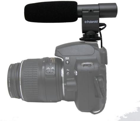 Microfone Digital SLR digital de grau Polaroid Professional