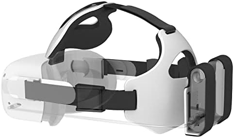 Seteka Cabeça Cabeça para o fone de ouvido Oculus Quest 2 VR, substituição da alça de elite, faixa para a cabeça com suporte de bateria