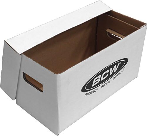 BCW 45 RPM Caixa de armazenamento de vinil - 5 CT