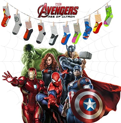 Marvel Legends Super -heróis Meias, Meias para Crianças e Crianças, Qualidade Feito Little Boys Socks & Toddler Boys