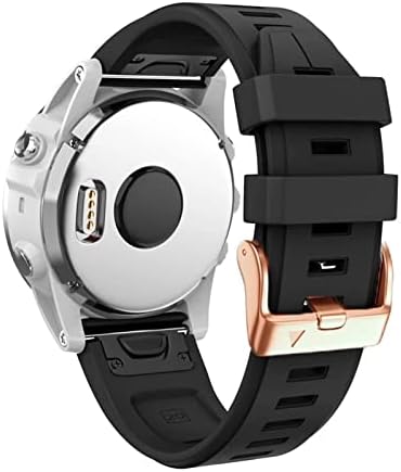 Dzhtus 20mm Silicone Rellow Watch Band Strap para Garmin Fenix ​​7S 6S Pro Watch EasyFit Strap Strap para Fenix ​​5s 5s Plus Watch