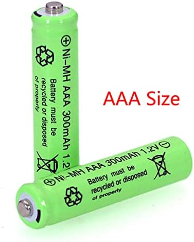 Fulin 12 pacotes 1.2V AAA 300mAh Ni-MH Baterias recarregáveis ​​para luzes solares