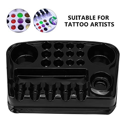 Titular de tatuagem Pigmentador, 12pcs Suporte de pigmentos de tatuagem descartável, cartuchos de tinta de tatuagem Organizador