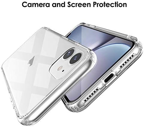SHAMO's Compatível com a caixa do iPhone 11, limpe a absorção do iPhone 11 de choque com capa anti-arranhão de silicone TPU, transparente