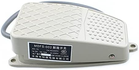 SUTK MFDS-002 PODO AC 250V 10A SPDT Metal Antiskid Strip Aluminium Cask usado para contato de prata da máquina de