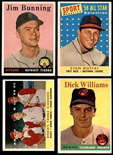 1958 Topps Baseball 200 Card Starter Set/lote ex
