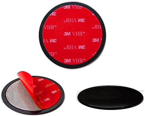 Navitech 80mm Adesivo Circular Universal Disc Disc Compatível com o uso com copos de sucção de pára -brisas compatíveis com a