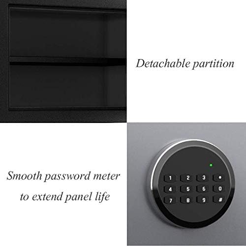 XXXDXDP Pequena gaveta de mesa Caixa segura ， cofres senha eletrônica Segura caixa de depósito seguro caixa de depósito seguro caixa