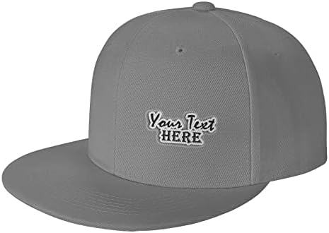 Chapéus personalizados Adicione a imagem do seu texto Captura de hip -hop de cor sólida personalizada Capas de sol, chapéus solares