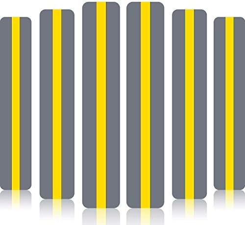 18 guia de leitura de pacote tiras de sobreposição colorida Destaque Bookmarks Tiras de leitura amarelas ajudam com dislexia para