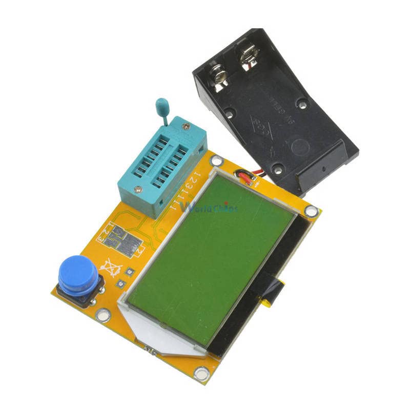 LCR-T4 MEGA328 M328 Multímetro LCD Backlight Tester Tester Diodo Triodo Medidor de capacitância 12864 Exibir MOS PNP NPN