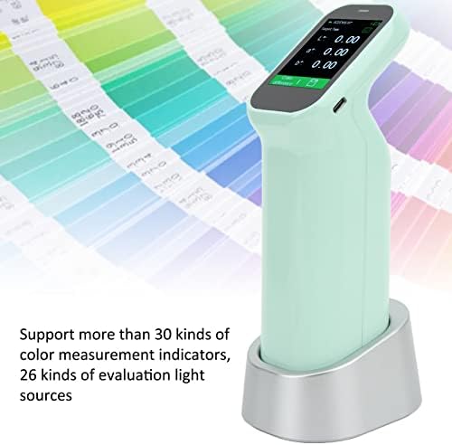 Analisador de diferença de cor digital colorímetro do medidor de cores com calibração automática Testador de cores da tela de toque