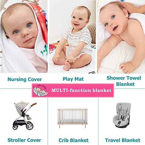 Baby Montal Milestone Blanket Girl - Floral Baby Idade Mês a mês Cobertor - Qualidade premium - Memória de bebê Cobertores