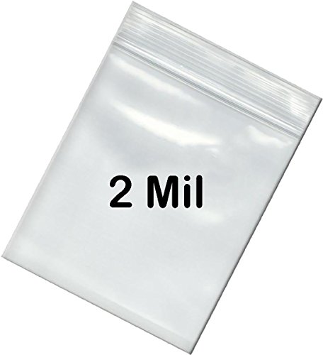 Canto bny 2 mil 7x8 com zíper de plástico transparente sacos de armazenamento reclosáveis ​​7 x 8 - 500 contagens