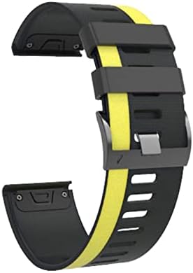 EEOMOIK Sport Silicone Watch Band Band Screp para Garmin Fenix ​​6x 6 Pro 5x 5 mais 3 h Smartwatch 22 26mm EasyFit Redunda