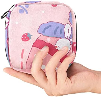 Bolsa de armazenamento de guardanapo sanitário, bolsa menstrual bolsa portátil para guardas sanitários portátil bolsas