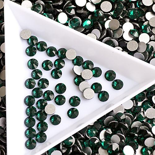 SS3 1440pcs Emerald Nonfix Stones No Hot Fix Rhinestone Glitter Crystal Strass Sem ferro em strass para roupas de