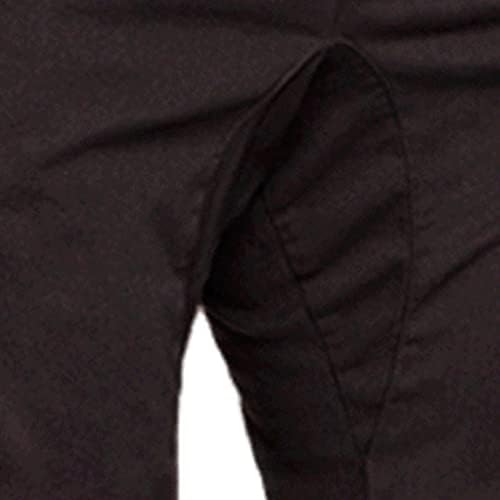 Shorts de bolsos múltiplos de cintura elástica masculina