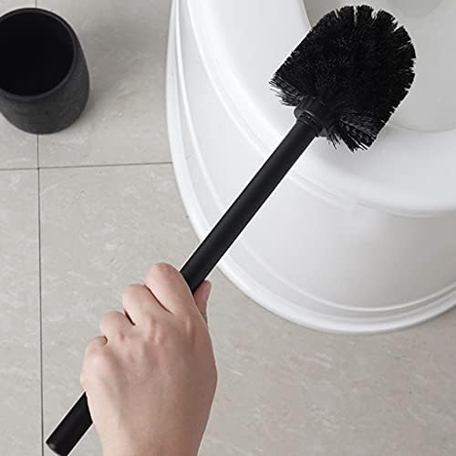 Escova de vaso sanitário edossa portador doméstico resina doméstica tigela escova de banheiro de limpeza longa de limpeza 360