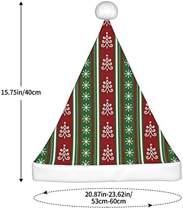Fundo colorido com símbolos tradicionais de férias - árvores de Natal e flocos de neve. Listrado em cores brancas, vermelhas e verdes.