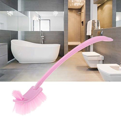 Pincel de vaso sanitário doiTool escova de vaso sanitário portátil portátil longa alça de banheiro tigela de vaso sanitário pincel