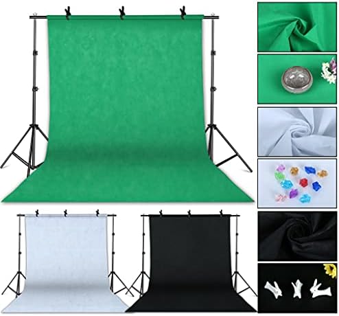 Kit de iluminação fotográfica de Liruxun 2x3m Background Umbrella SoftBox Stand Stand Bolsa portátil para fotografia de estúdio