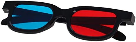 OTHMRO DURÍVEL 3D Estilo de óculos 3D Visualizando óculos de jogo 3D Vicados de jogo vermelho-azul vermelho 3D Óculos plásticos