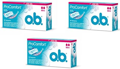 O.B. Pro Comfort Tampon Mini 16 peças x 3 caixas
